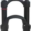 CDHPOWER 26" Suspension Fork, Single Shoulder 28.6mm Straight Tube Ultralight Aluminum Alloy Disc Brake (1-1/8" Headset included)