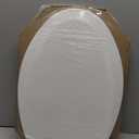 Bemis 1500EC 390 Lift-Off Wood Elongated Toilet Seat, Cotton White (Pack of 1)