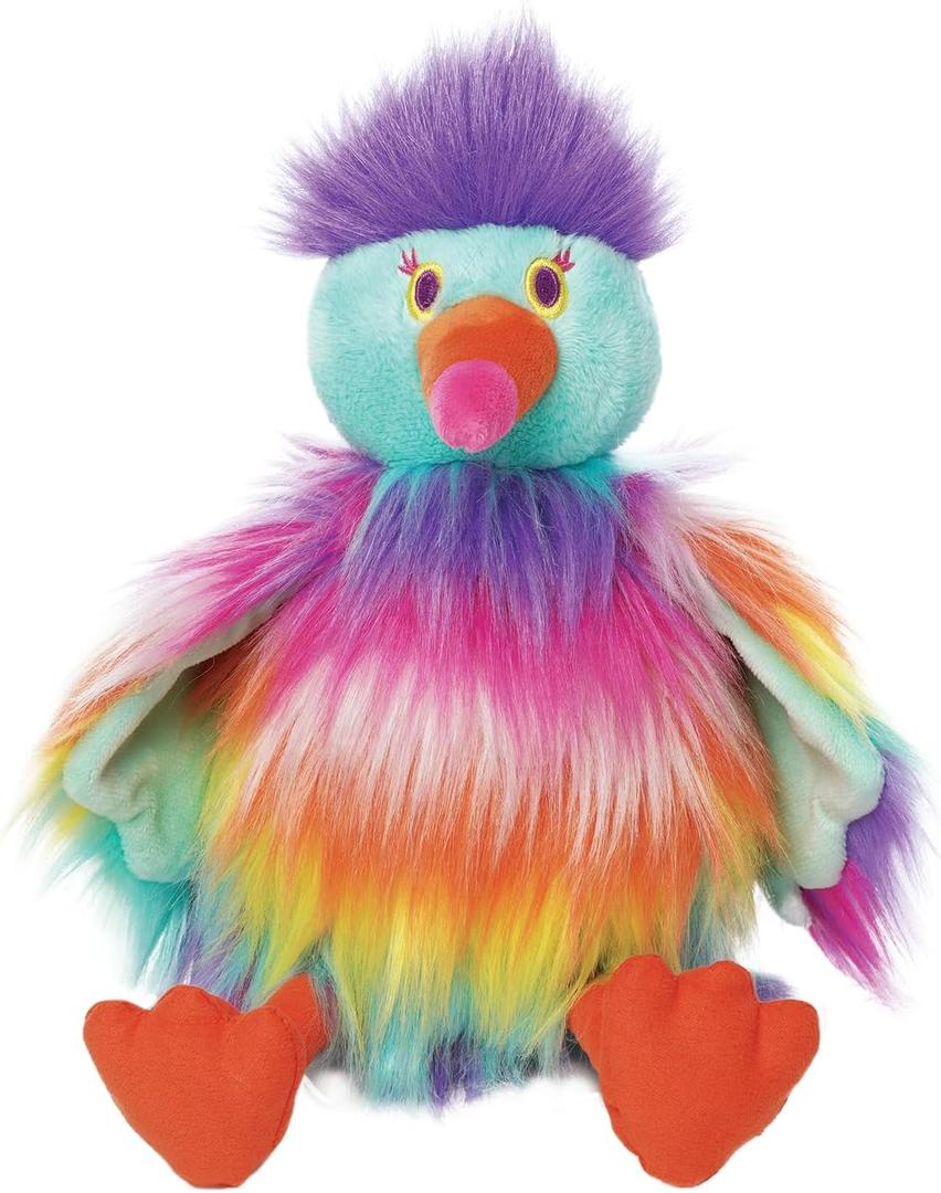 Manhattan Toy Silly Birds Prism 8.5" Stuffed Animal Plush Bird Toy for Kids