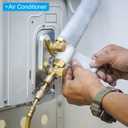 PATIKIL 9mm ID x 8mm T x 1.8m L Pipe Insulation Tubing, 4pcs Heat Preservation Anti Slip Insulated Foam Tube Grip for Air Conditioning Water Pipe, White Pink