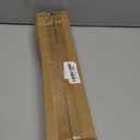 Black Curtain Rods 2 Packs for Windows 31"- 46", Decorative Drapery Rod Adjustable by Splicing, 5/8 inch Small Curtain Rod for Bedroom, Living Room, Kitchen and Outdoors