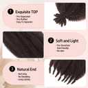 Springy Afro Twist Hair Pre Fluffed Spring Twist Hair Pre Afro Twist Hair For Soft Locs Marley Twist Braiding Hair Twist Extensions (4#, 16 inch (Pack of 8))