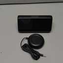 Netzu Loud Alarm Clock for Heavy Sleepers, Plug-in RGB Vibrating Alarm Clocks with Bed Shaker, 5 Dimmers, 2 Alarms and Snooze for Bedrooms Hearing Impaired Deaf Adults (Black)