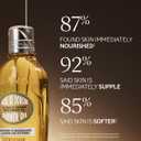 L'OCCITANE Cleansing & Softening Almond Shower Oil, Body Wash & Shaving Base Purifies & Smooths Without Drying Skin, Milky Lather, Nourishing Skincare