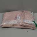 Exclusive Home Loha Linen Grommet Top Curtain Panel Pair, 54"x63", Blush