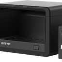 Gitryin 10-in-1 Desktop Charging Station with 2 Retractable Type-C Wall Chargers, 40W USB-C Power Strip with Flat Plug, Extension Cord with 1020J Surge Protection for Home Office