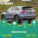 26" 16" 14" Windshield Wiper Blades Replacement for Acura RDX 2007-2018 Premium All Weather Front Rear Wipers Set - OEM Quality (Pack of 3)