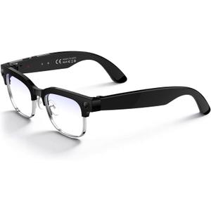 Kwenrun AI Smart Glasses with 8MP Camera, 1080P Video & HD Photo, Bluetooth Audio, AI Voice Assistant, Real-Time Translation, Object Recognition, Noise-Cancel Calls, Music, Photochromic Lenses