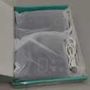 2 Pack Portable Foot and Ankle Massager - Triple Method Foot Massager with 5 Heat & 3 Vibration Levels, Smart Timer, Wireless for Heat Relief for Travel & Home Use(Grey)