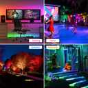 LED Flood Light Outdoor, 50W RGB Color Changing Smart Floodlights 2700K 5000LM Warm White & 16 Million Colors, RGBW Stage Lights with APP Control, 43 Modes, Grouping, Timing, IP66 Waterproof (2 Pack)