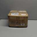 Teivio 16-piece Plastic Wheat Straw Square Dinnerware Set for 4, Unbreakable Dinner Plates, Salad Plates, Snack Bowls, Mugs, Dishwasher Safe, Black