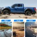 4PCS Mud Flaps Splash Guards Compatible with 2015-2020 Ford F-150 with Factory Fender Flares, Front and Rear, Black