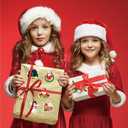 Merry Christmas Pencils for Kids Party Supplies Favors - 45PCS Pencils+50PCS Sticker Multicolored Snowman Santa Claus Christmas Tree Elk Stationery Pencil Office School Party Favors Decorations