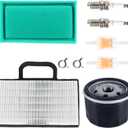 YTH2348 Air Filter Oil Filter Tune Up Kit for Husqvarna YTH22V46 YTH23V48 YTH2148 YTH2448T YTH2454T YTH2148B YTH2148C Lawn Tractor