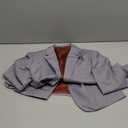 Boys Blazer Slim Suit Coat with Lapel Formal Classic Suits One-Button Jacket for Kids Size 14 Gray
