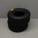 MaxAuto 2 PCs 11 x 4 x 5 11x4.00-5 Turf Tire for Lawn & Garden Golf cart Mower Black