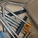 Handrail Toilet Frames for The Elderly 80Kg/176Lbs Stainless Steel Grab Bars Stand Toilet Safety Frame Handrail Bar for The Elderly Disabled Pregnant Bathroom Fixture