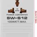 100W Power Converter AC110V/120V to 220V/240V Step-Up&Down Voltage Converter Travel Adapter Transformer