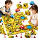 Bennol 56Pcs Puzzle Race Car Track Set Toys for Kids Floor Puzzle Tracks Car Gifts for 3 4 5 Year Old Boys Kids Toys Gifts for 3 4 5 Year Old Boys Puzzle Racer Set for Ages 3-5 4-6, Medium