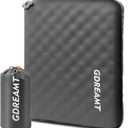 Inflatable Seat Cushion, Self-Inflating Memory Foam Stadium Seats Cushion Portable Camping Air-Foam Sitting Pad for Travel Airplane Car Bleachers Backpacking Office, Lightweight & Compact