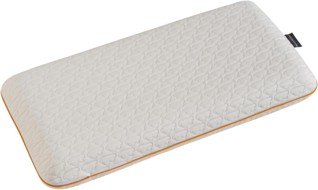 Kids Memory Foam Pillow for Sleeping, Breathable and Soft Pillows for Toddler, Boy, Girl, Small, 26x13x2.36 inches, White