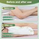 MINUPWELL Knee Pillow for Side Sleepers - 3" Height Between Leg & Under Knee Pillow for Back Sleepers - with 850G 7D Fiber for Relieving Leg, Back, and Knee Pain - Rayon Derived from Bamboo