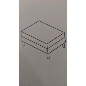 VERY FINE FURNITURE Ottoman, Gray