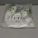 Welcome Sign for Front Door Wreath, Welcome Home Decorations, Wreaths for Front Door, Floral Round Wood Wall Decor, Front Porch Decor Gifts, for Spring Summer Fall All Seasons Holiday Outdoor Decor