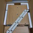 TEAMIX 2-Pack Monitor Stand Riser 20 inch, Wood Desk Computer Shelf, Maple