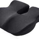 Office Seat Cushion Car Seat Cushion Ergonomic Seat Cushions Sciatica Cushion, Protects The Buttocks and Coccyx,Relieves Pressure in Different Areas (Dark Gray)