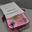 Kids Bento Lunch Box with 8oz Soup Thermo, Kids Leakproof Lunch Food Containers with 4 Compartment,Insulated Hot Food Jar with Lunch Bag for School, Travel (Pink)