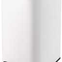 Cesun Small Bathroom Trash Can with Lid Soft Close, Step Pedal, 6 Liter / 1.6 Gallon Stainless Steel Slim Garbage Can for Bedroom, Diaper Waste Basket with Removable Inner Bucket (White)