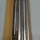 Ausemku Shower Curtain Rod 32-80 Inch Adjustable - 1 Inch Diameter Heavy Duty No drill Spring Tension Shower Rod, Non-Slip Rustproof Telescopic Rod for Bathroom, Nickel