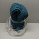 Glamburg 100% Cotton Thermal Blanket, Breathable King Size Waffle Blanket, All Season Teal (King (90"x102"))