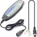 8 Female Pin Hand Remote Control for Massage Power Lift Recliner Chair. DN-03 Heat & Vibration Controller for Chair with Extension Connection Cord 12VDC 30 in Length