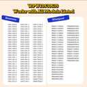 WPW10430639 Refrigerator Door Shelf Bin Compatible with Whirlpool Kenmore, Freezer Door Bin W10430639 W10324876 WPW10430639VP AP6021338 PS11754659 EAP11754659 2683861