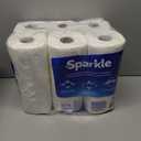 Sparkle Pick-A-Size Paper Towels, 6 Double Rolls (660 Sheets Total) - Strong 2-Ply Towels for Kitchen Cleanup and Everyday Messes