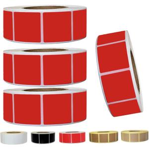 Target Pasters 1 inch 2 Rolls 2000 Pieces-Target Stickers and Pasters for Shooting Practice| Adhesive Markers for Shooting Range Targets, 1 inch 4 Rolls 4000 Pieces