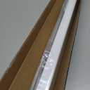 LazBlinds Cordless Cellular Shades, No Tools No Drill Blackout Honeycomb Shades Pleated Blinds for Windows, 32'' W x 48'' H, Silver White