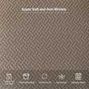 Genina Seat Covers for Dining Room Chair Seat Slipcovers Kitchen Chair Covers (Taupe, 4 Pcs)