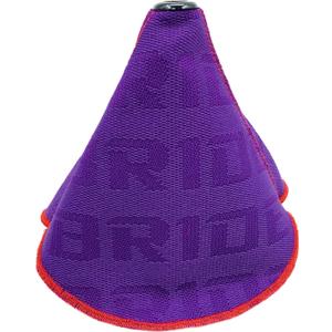 Universal Shift Knob Shifter Boot Dust Cover Purple Canvas Hyper Fabric Racing Car Gear Shift Knob Collars MT/at