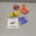 WASAIQI Dent Puller, Car Dent Puller 3 Pack Dent Remover Tool Dent Removal Kit for Car Suction Cup Dent Puller and Dent Repair Kit for Car Body, Screen, Tiles Lifting, Objects Moving(Orange+Yellow+Black)