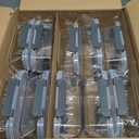 KOMUEE 10 Packs 30 oz Glass Meal Prep Containers,Glass Food Storage Containers with Lids,Airtight Lunch Bento Boxes,Microwave,Freezer and Dishwasher,Gray