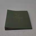 Lanpn Recipe Binder - 8.5x11, Waterproof, 60 Sleeves, 8 Dividers, 116 Family Recipes, Labels & Stickers, Green