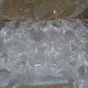 100-Pack Plastic Juice Bottles with Caps Empty Soda Cans with Aluminum Lids for Smothies, Boba, beer Only Compatible with Can Sealers (11.2oz/330ml)