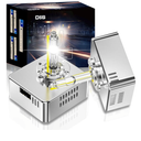 D5S HID Bulbs, 6000K 35W Cool White Xenon D5S High Low Beam HID Bulb Xenon Replacement Bulb Pack of 2