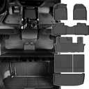 for Honda Pilot Floor Mats 2015 2014 2013 2012 2011 2010 2009,Car Mats for Honda Pilot All Weather Floor Mats Cargo Liner Accessories 2009-2015