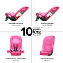 Diono Radian 3R, All-in-One Convertible Car Seat, Rear and Forward Facing, 10 Years 1 Car Seat, Slim Fit 3 Across, Pink Cotton Candy, Mfd: 03/2026