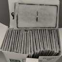 Zuqqony 15 Pack PF-S Filter Cartridges Compatible with Silenstream PF10 Power Filters, Remplacement Aquarium Carbon Cartridge with Zeolite