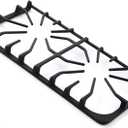 Upgraded 807327101 Side Grate Replacement for Frigidaire Stove Parts 20 x 9.6 IN Cast Iron Grate Kenmore Gas Range Parts Surface Burner Grate Frigidaire Gas Cooktop Parts Cookware Accessories